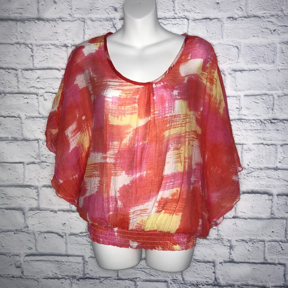 Pink Ruffled Sleeve Blouse - Picture 6 of 8